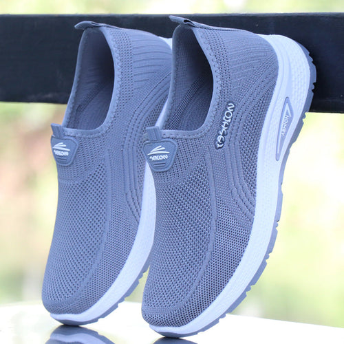 Damen Slip-On Sneakers mit atmungsaktiver Struktur und bequemem Fußbett Echo Archiv