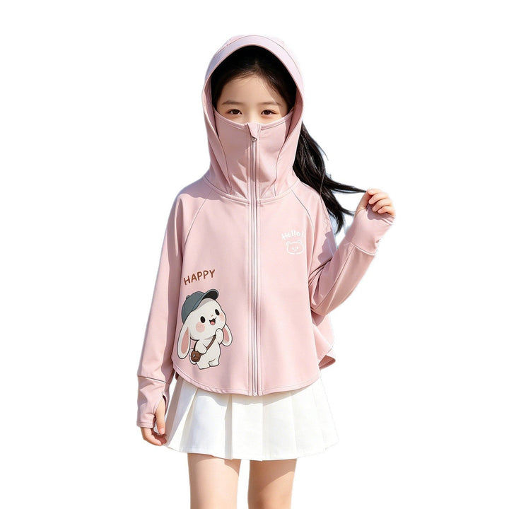 Mädchen Leichte Kapuzenjacke mit UV-Schutz Echo Archiv