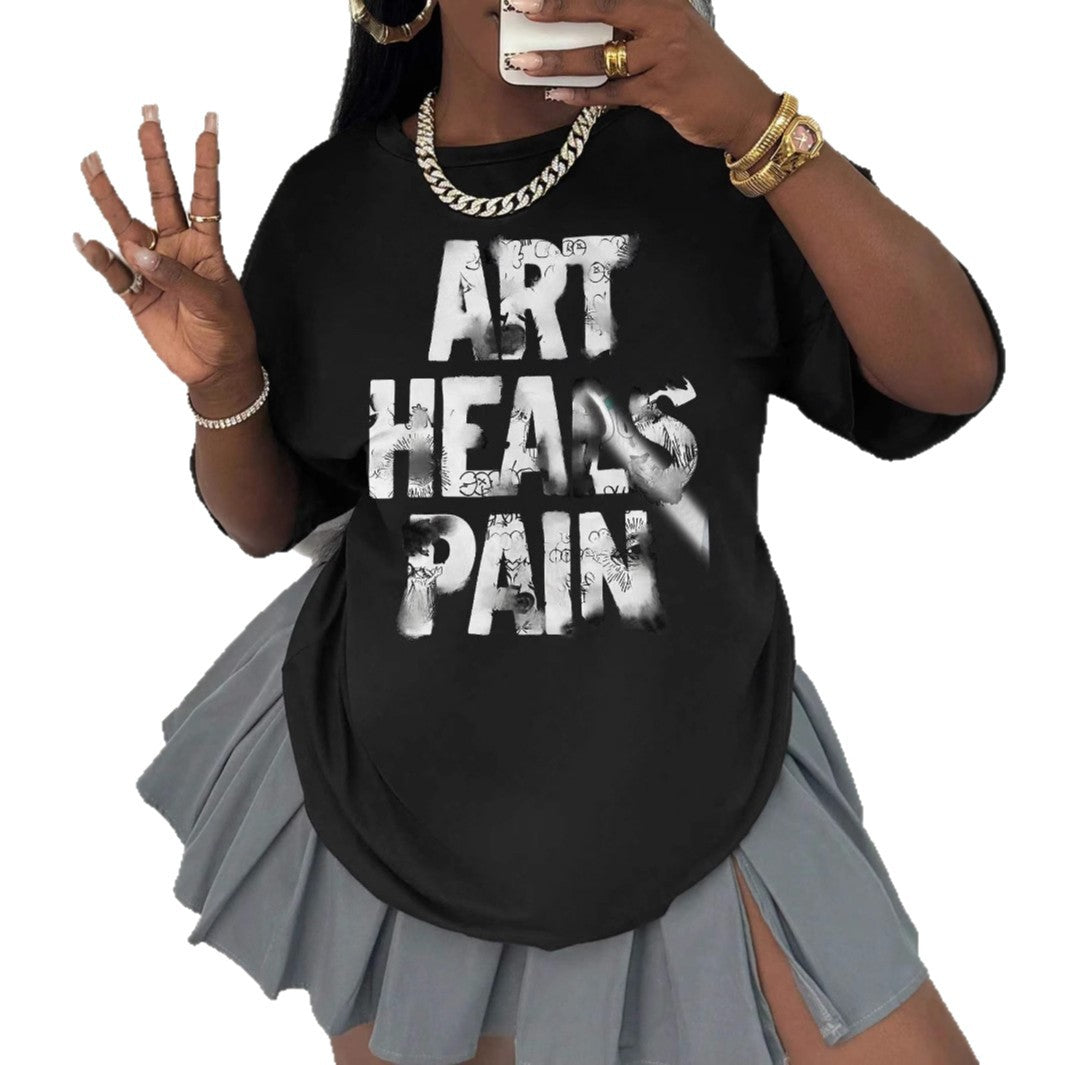 Damen T-Shirt mit kreativem grafischen Spruch Echo Archiv