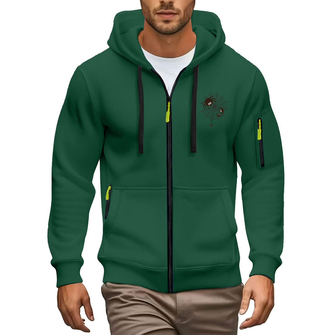 Herren Hochwertiger Zip-Hoodie Echoarchiv