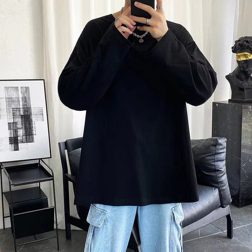 Damen Lässiges Oversized Langarmshirt Echoarchiv