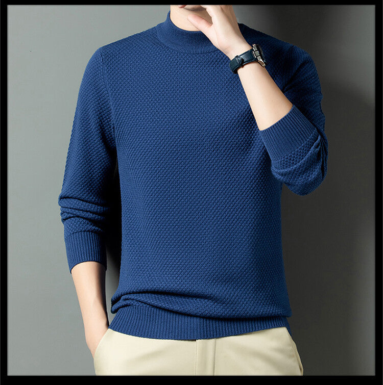 Herren Strukturierter Pullover im modernen Design Echoarchiv