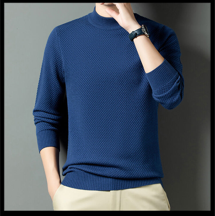 Herren Strukturierter Pullover im modernen Design Echoarchiv