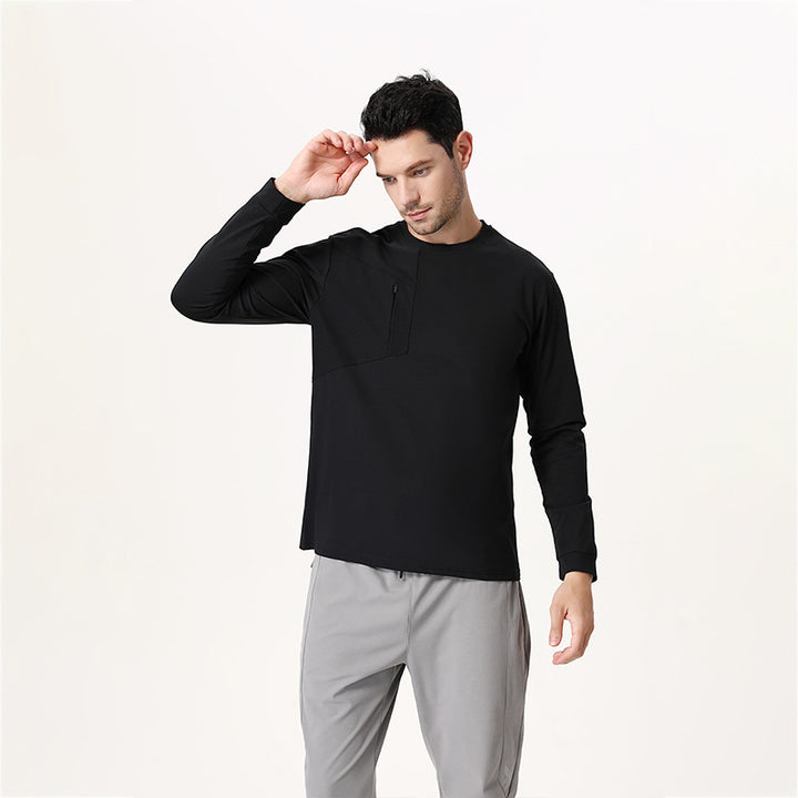 Herren Funktionsshirt mit praktischem Reißverschluss und innovativem Belüftungssystem Echoarchiv