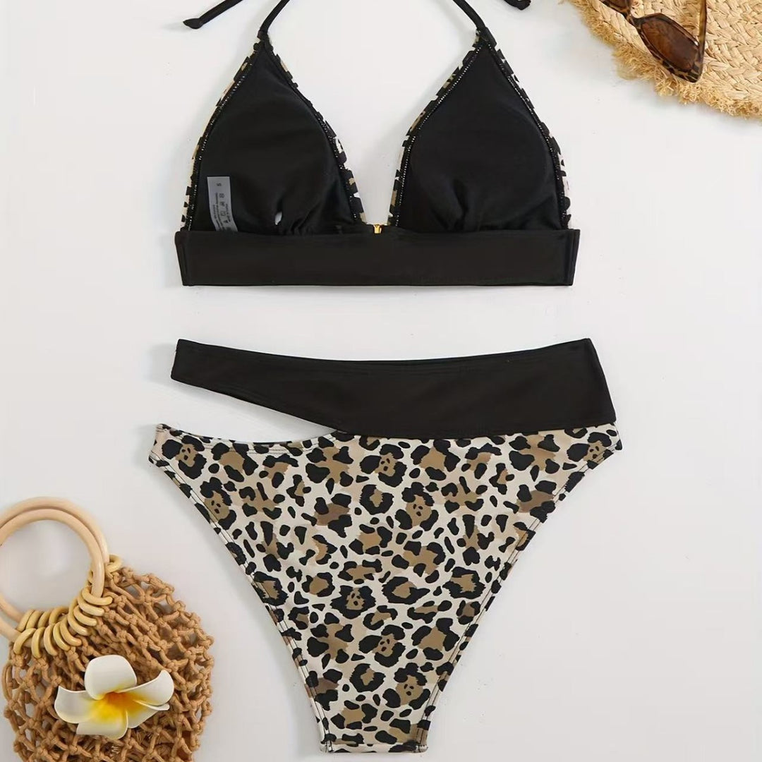 Damen Triangel-Bikini mit elegantem geometrischem Muster Echo Archiv