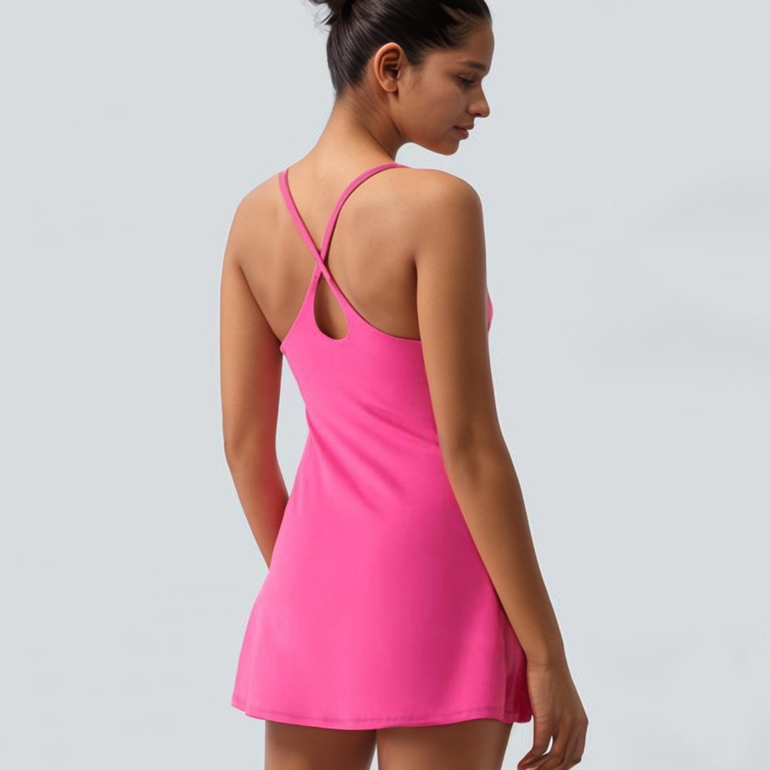 Damen Sportliches Tankini mit modischem Einsatz und Taschen Echo Archiv