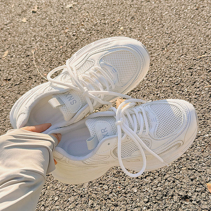 Damen Chunky Sneakers mit atmungsaktiver Mesh-Oberfläche und gepolsterter Sohle Echo Archiv