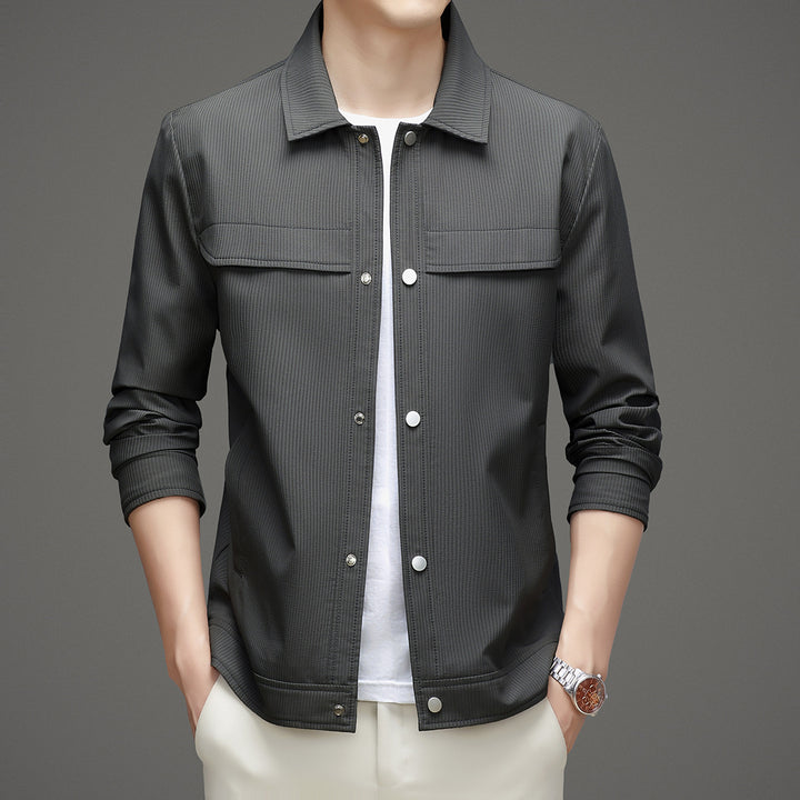 Herren Modische Übergangsjacke mit strukturiertem Design Echo Archiv