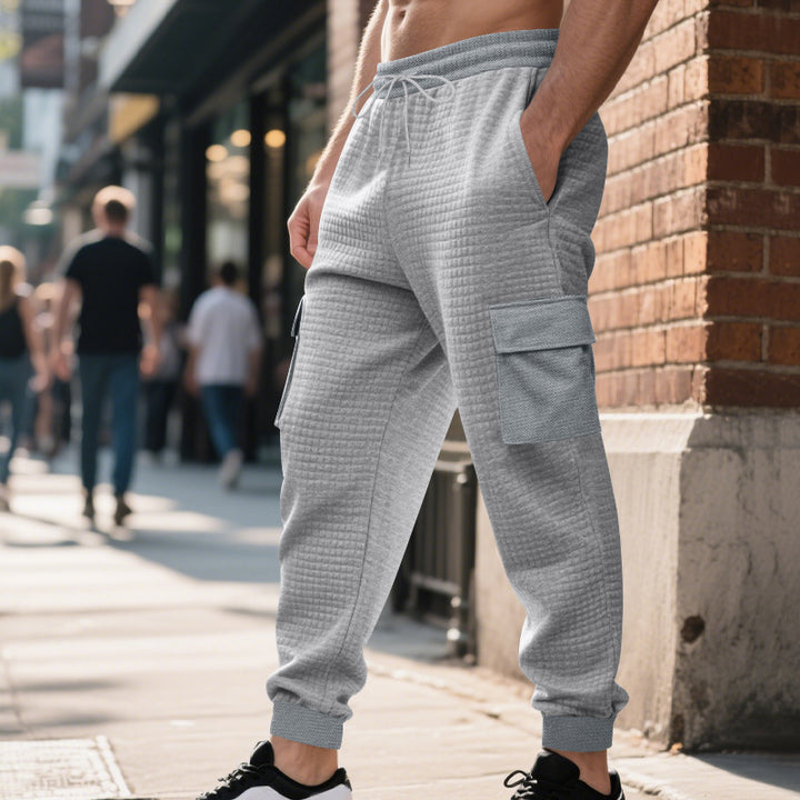 Herren lässige Cargo-Jogginghose mit elastischem Bund und praktischen Seitentaschen Echoarchiv
