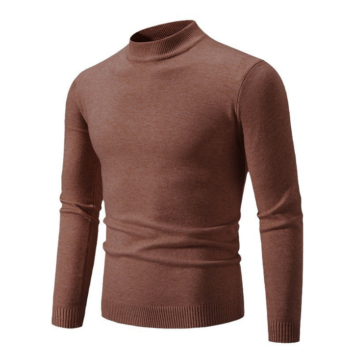 Herren Rollkragenpullover aus weichem Strickmaterial Echoarchiv