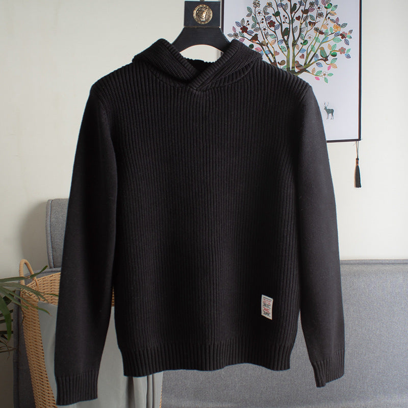 Damen Grobstrickpullover mit Kapuze Echo Archiv