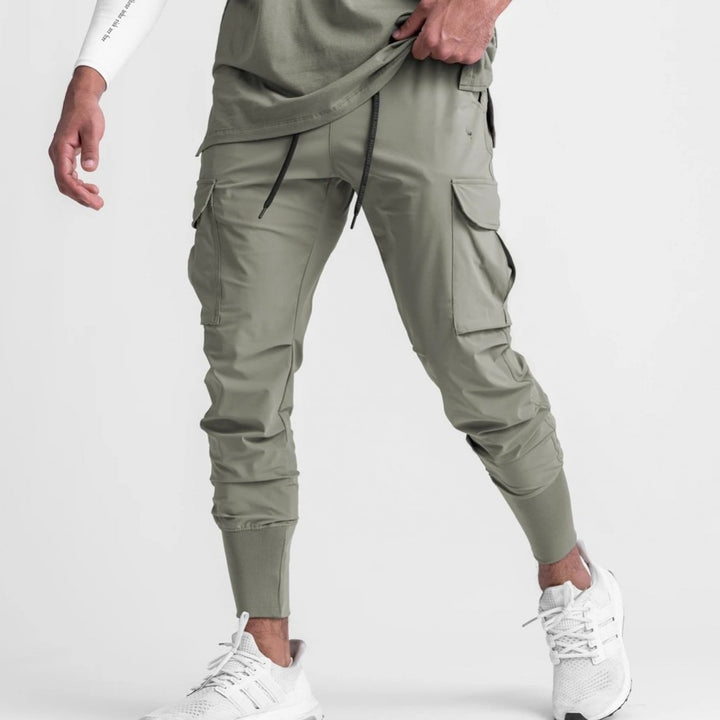 Herren verstellbare Cargo-Jogger-Hosen Echoarchiv