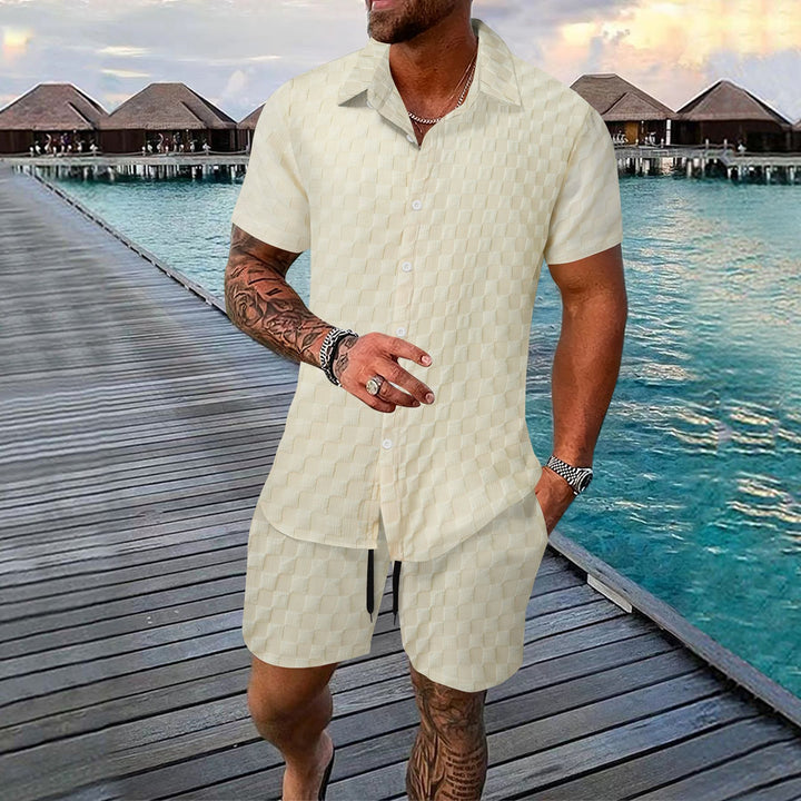 Herren Texturiertes Urlaubsoutfit Echoarchiv