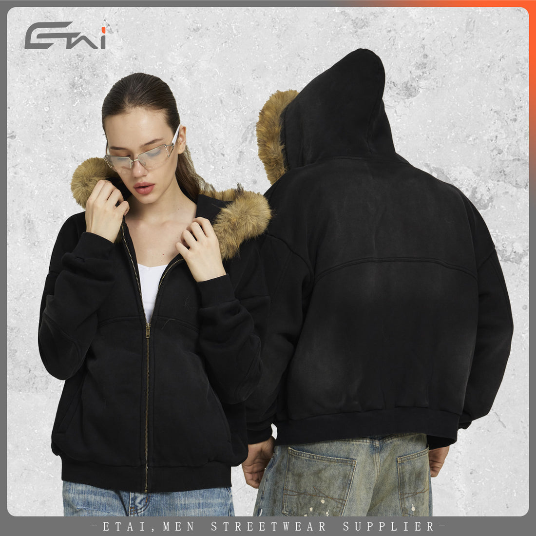 Herren Kapuzenjacke Echo Archiv