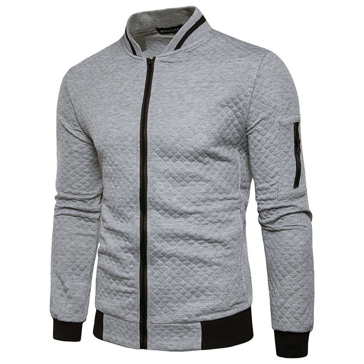 Herren modische Steppjacke mit hohem Kragen Echoarchiv