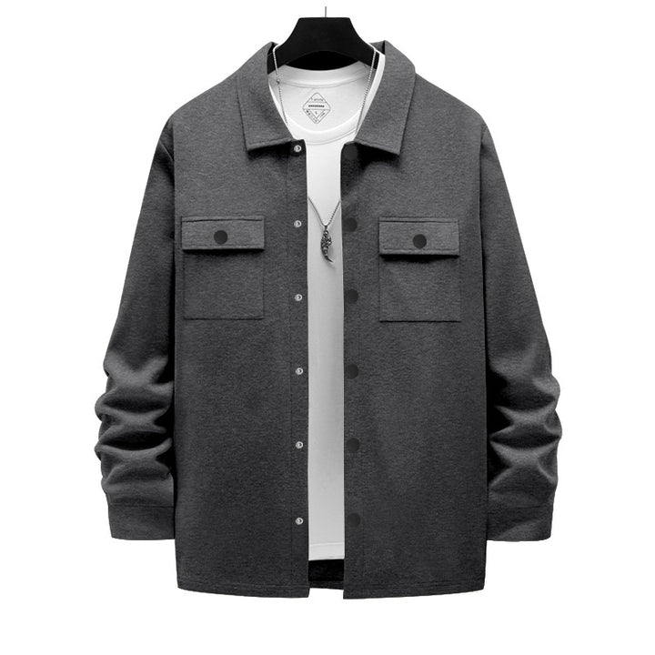 Herren modische Hemdjacke mit praktischen Taschen und innovativem Komfort Echoarchiv