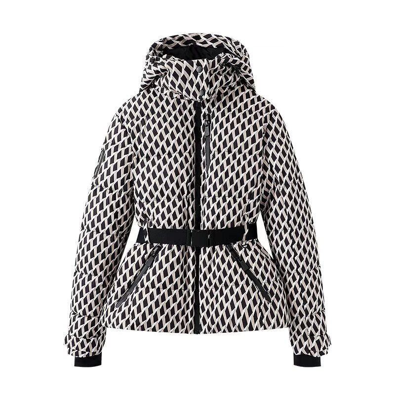 Damen Funktionaler Utility-Overall mit Reißverschlüssen und Taillengürtel Echoarchiv