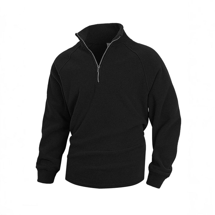 Herren Fleece Pullover mit halbem Reißverschluss Echo Archiv