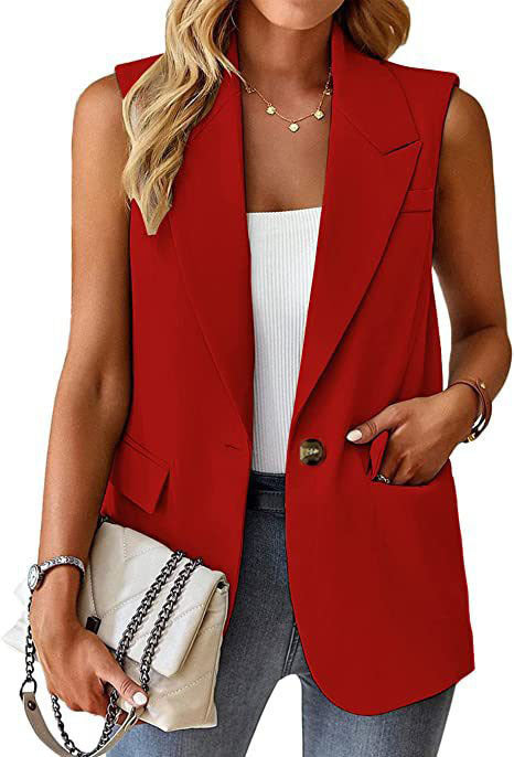 Damen Stylischer Blazer-Weste Echoarchiv