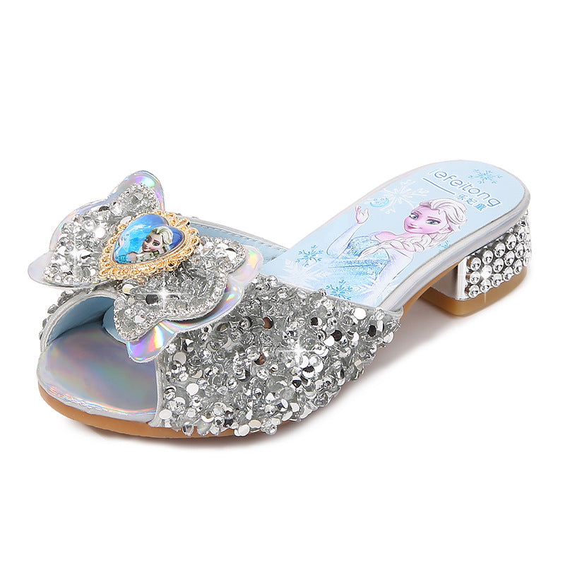 Damen Glitzernde Hausschuhe Echo Archiv