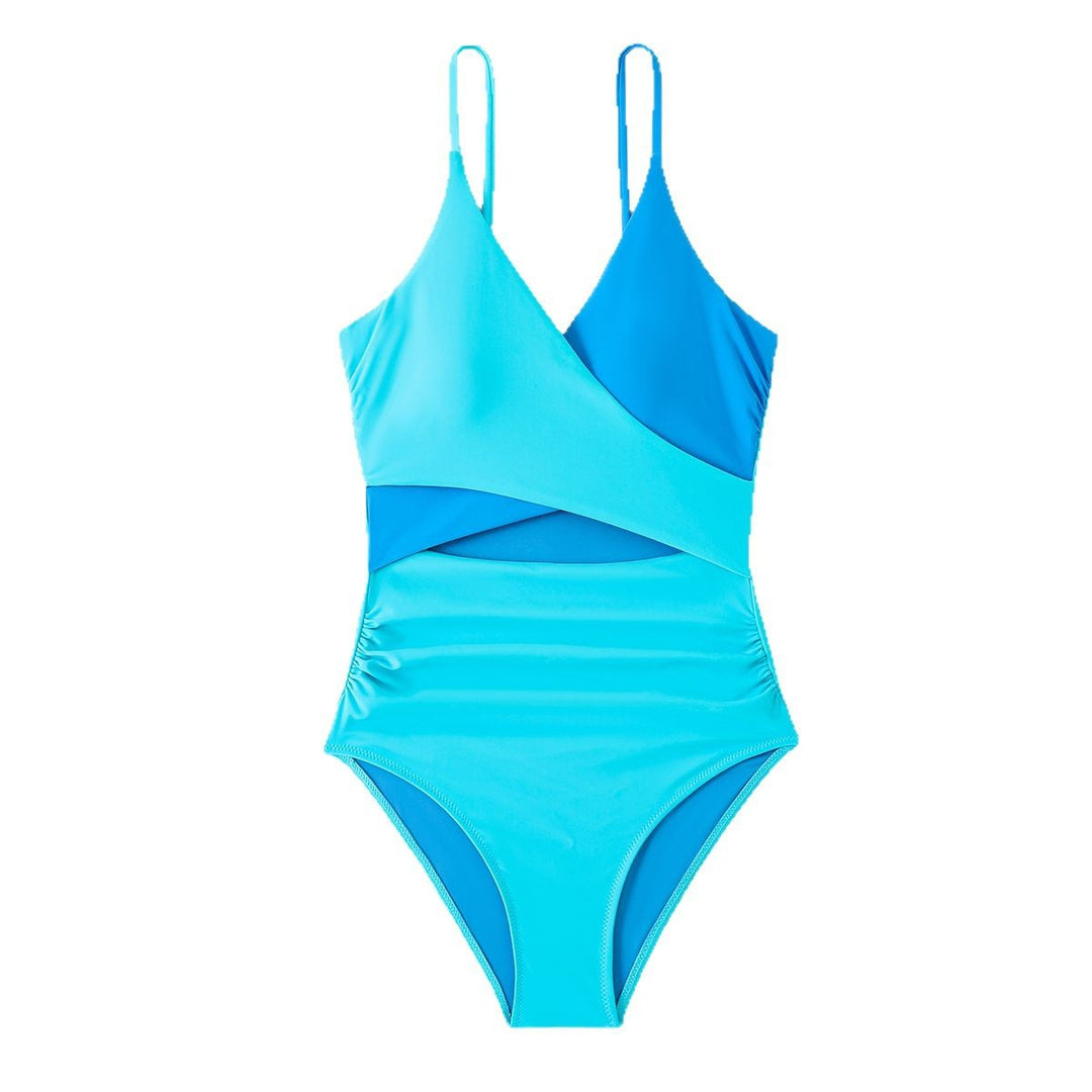 Damen Badeanzug mit verschlungenem Schnitt und figurbetonendem Design Echo Archiv