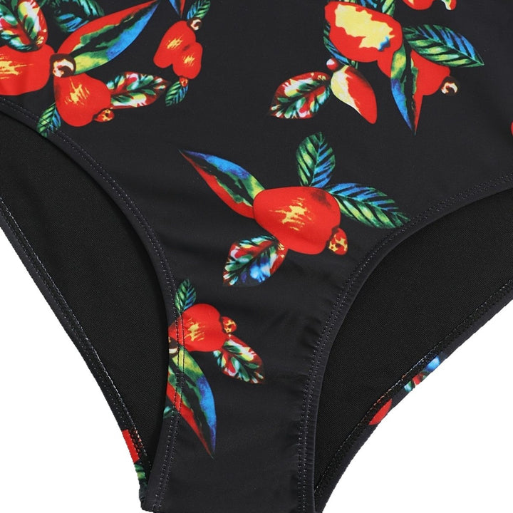 Damen Zweiteiliges Badeanzug-Set mit floralem Design Echo Archiv