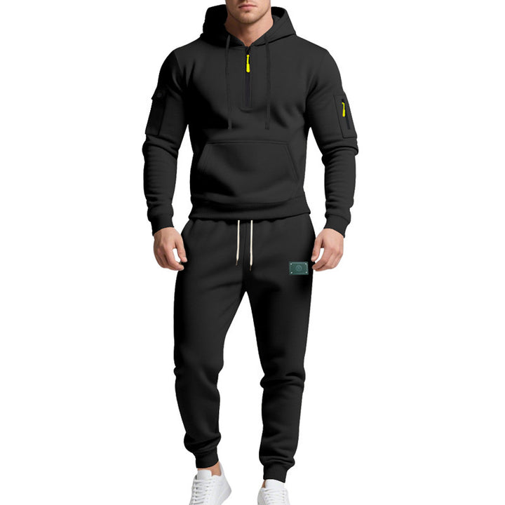 Herren modisches Hoodie- und Jogginganzug-Set Echoarchiv