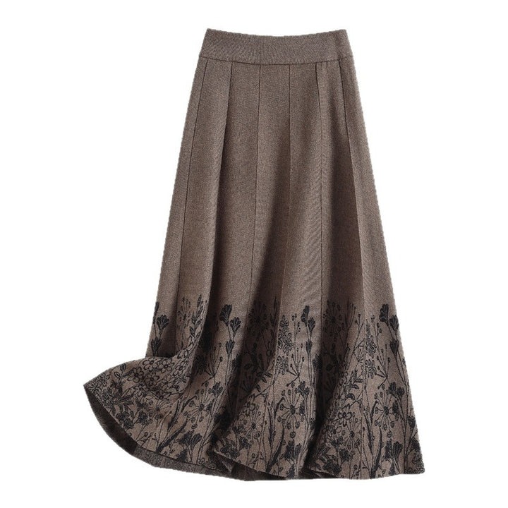 Damen Eleganter Maxirock mit floralem Muster Echo Archiv