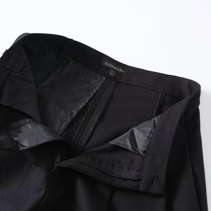 Damen Weite Palazzo-Hose mit eleganter Schnittführung und feiner Textur Echo Archiv