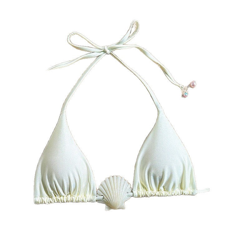 Damen Triangel-Bikini mit Muschel-Applikation und verstellbarem Band Echo Archiv