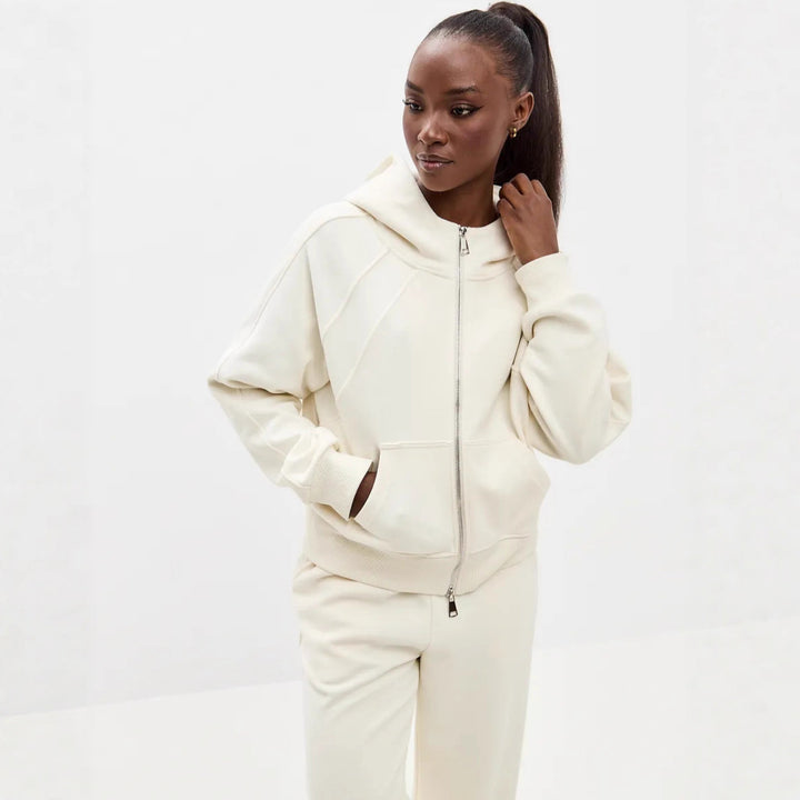 Damen Sportliches Fleece-Jogging-Set Echo Archiv