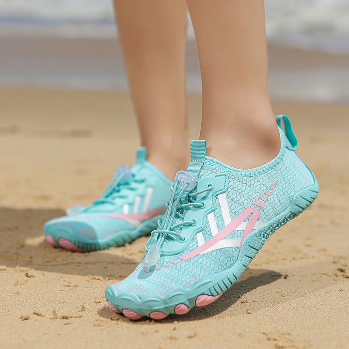 Unisex nan ultraleichte Aquaschuhe mit zehennahem Flexprofil, rutschfester Gummilaufsohle und Schnellzugverschluss Echo Archiv