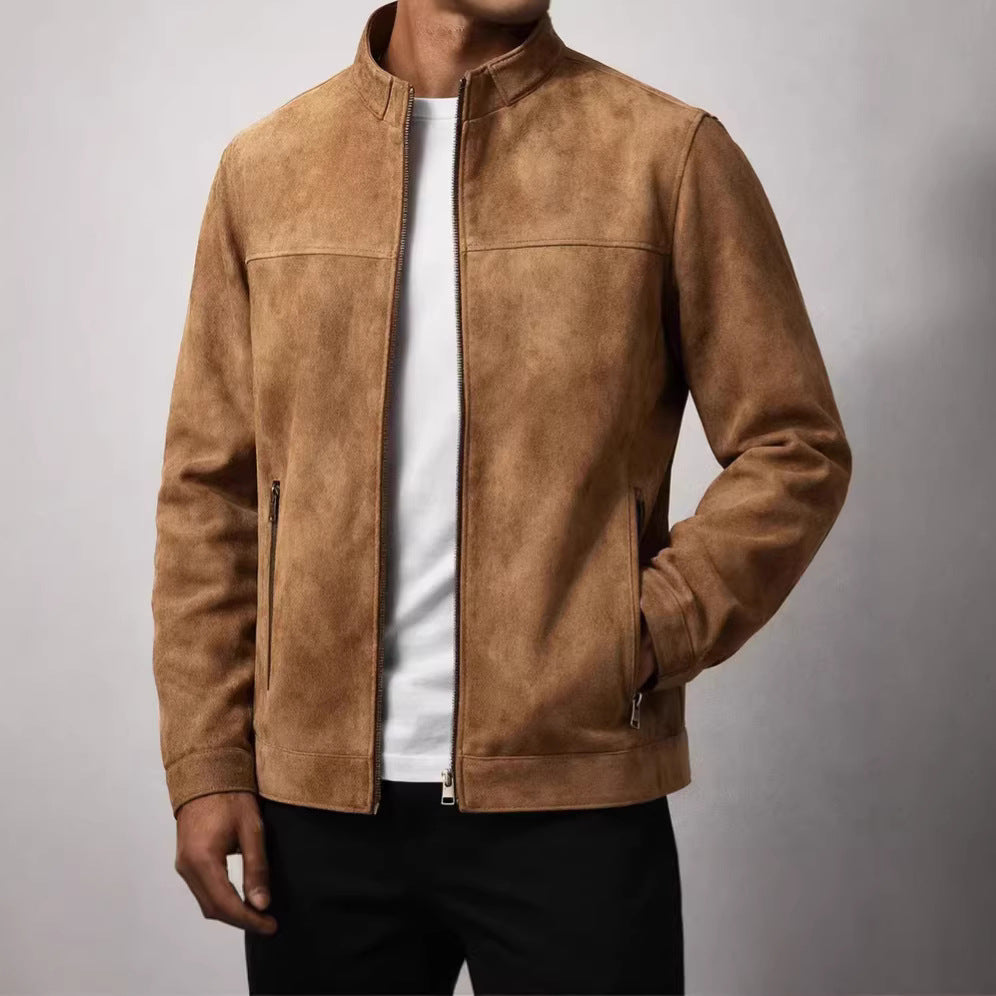 Herren Modische und Bequeme Suede Jacke – Taviero