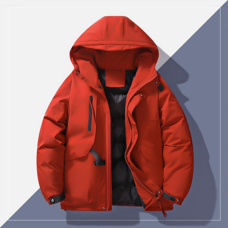 Herren Isolierte Parka-Jacke mit Kapuze Echo Archiv