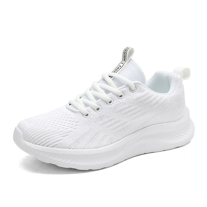 Damen nan ultraleichter Strick-Freizeitsneaker mit ergonomischer Dämpfungskernsohle und Zuglasche Echo Archiv