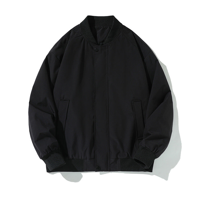 Damen Leichte Bomberjacke mit geripptem Saum, Druckknopfblende und verdeckten Eingrifftaschen Echo Archiv
