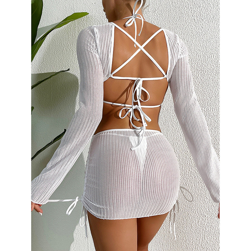 Damen Cut-Out Strandkleid Echo Archiv