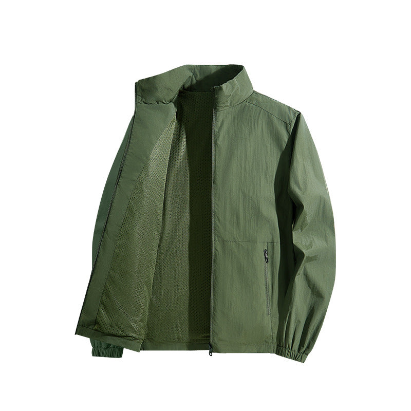 Herren Leichte Outdoor-Jacke mit atmungsaktivem Material