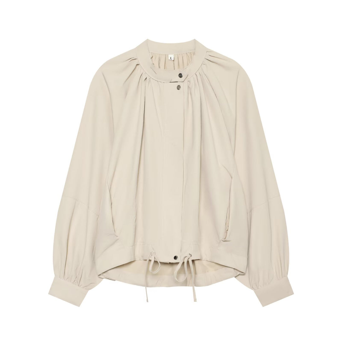 Damen Leichte Blousonjacke mit Rundhals, geraffter Passe und Tunnelzug Echo Archiv