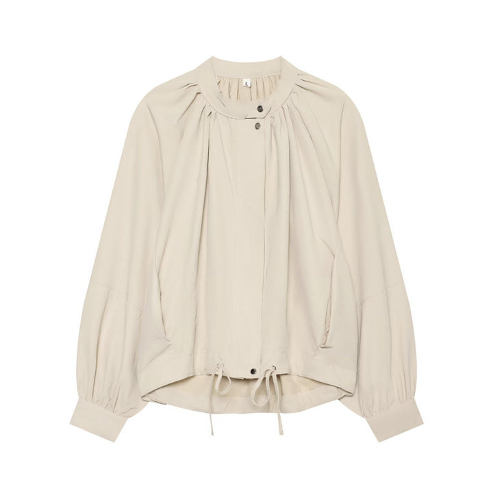 Damen Leichte Blousonjacke mit Rundhals, geraffter Passe und Tunnelzug Echo Archiv