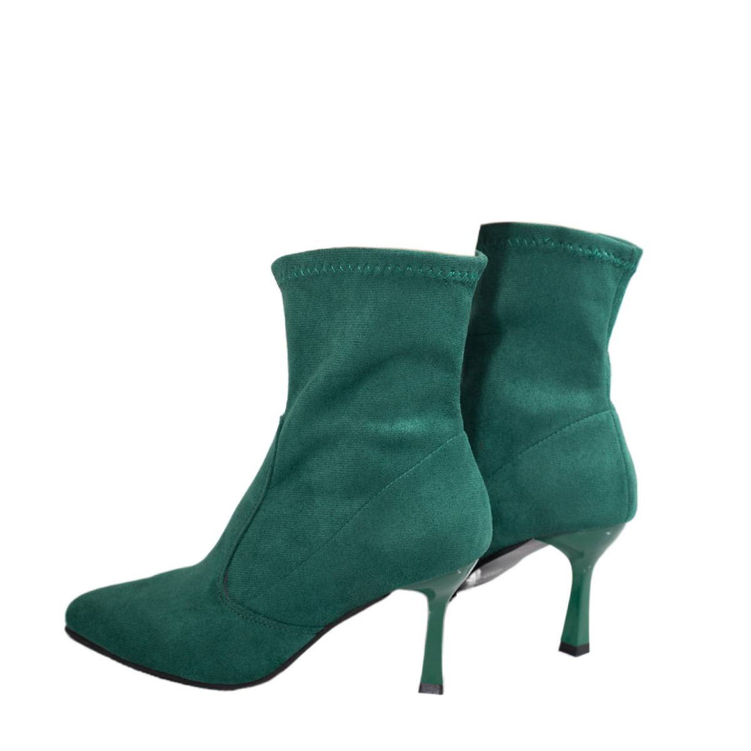 Damen Elegante Stiefeletten mit transparentem Absatz Echo Archiv