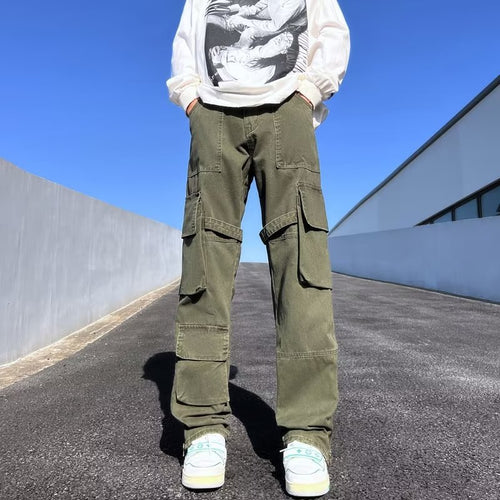 Herren Cargo-Hose mit modernen Zip-Elementen und multifunktionalen Taschen Echoarchiv
