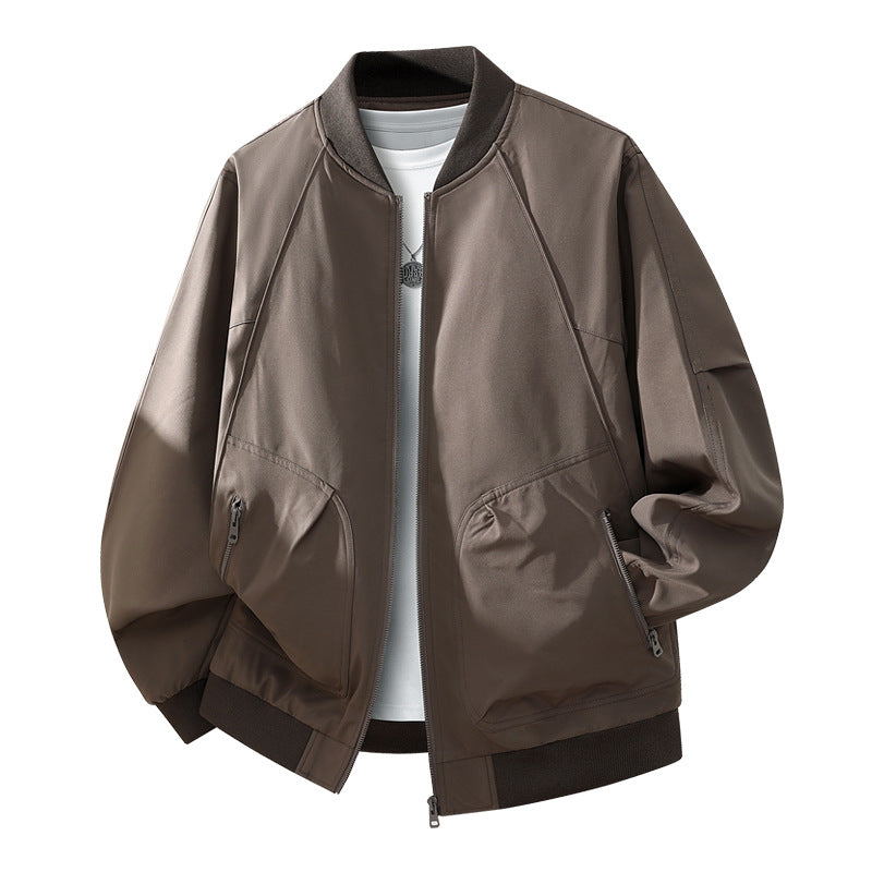 Herren Modische Bomberjacke mit Innenfutter Echo Archiv