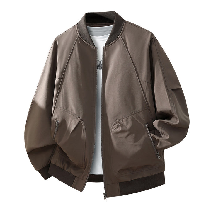 Herren Modische Bomberjacke mit Innenfutter Echo Archiv