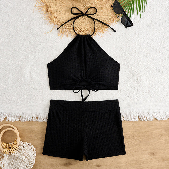 Damen Bikini-Set mit raffinierten Schnittdetails und elastischen Trägern Echo Archiv