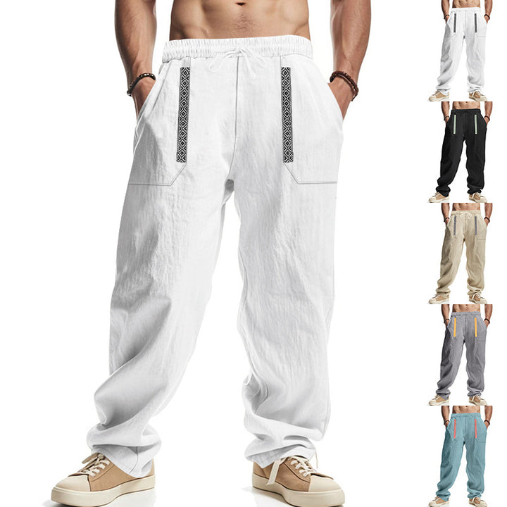 Herren Cargo-Hose mit elastischem Bund und multifunktionalen Taschen Echoarchiv