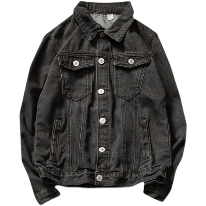 Herren Lässige Denimjacke mit Vintage-Details Echoarchiv
