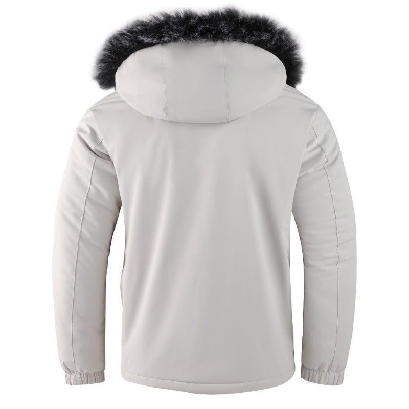 Herren Funktionsjacke mit Kunstfellkragen Echo Archiv