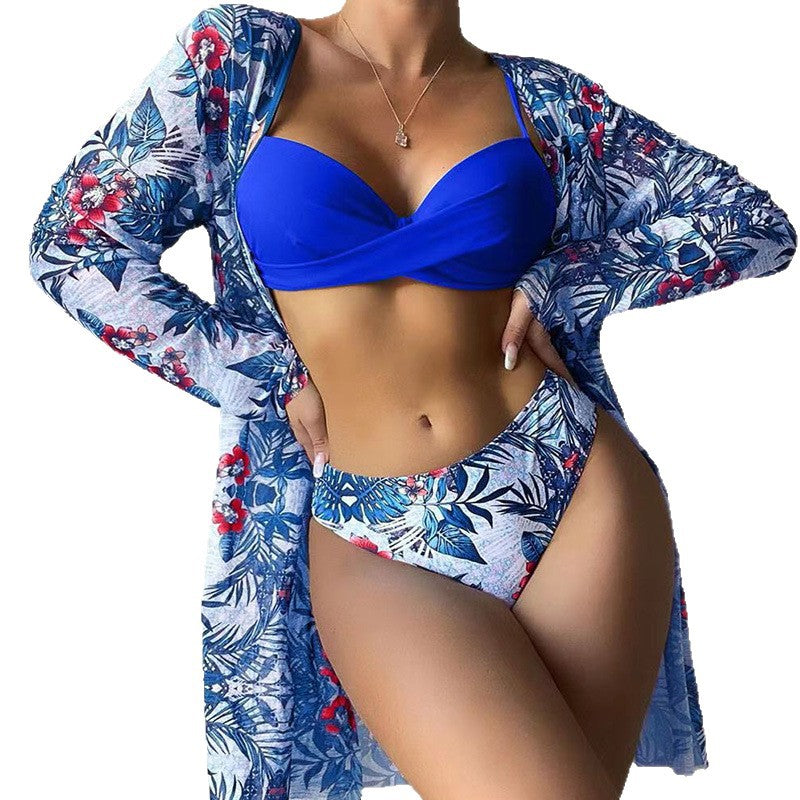 Damen Strandkimono mit floralem Muster Echo Archiv