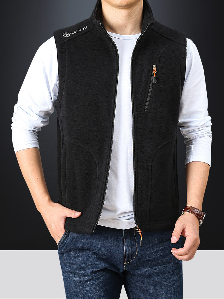 Herren Weiche Fleece-Weste Echo Archiv